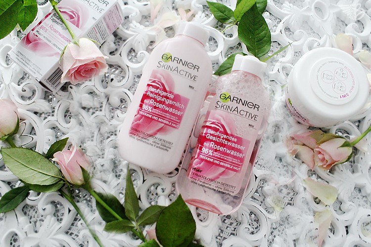 Garnier Skin Kosmetik - Botanische Rosenwasser Active Hautpflege