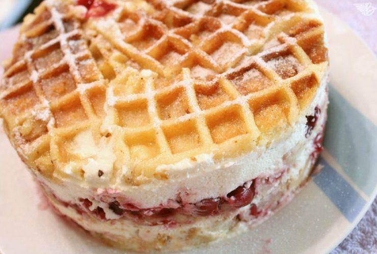 Rezepte Waffelkuchen Mit Kirschgrutze